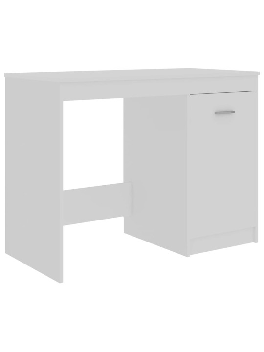 Psací stůl bílý 100 x 50 x 76 cm kompozitní dřevo