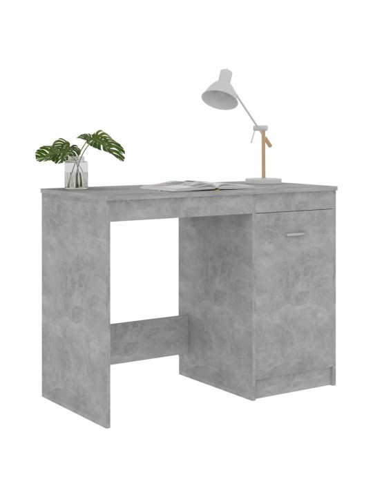 Psací stůl betonově šedý 100 x 50 x 76 cm kompozitní dřevo