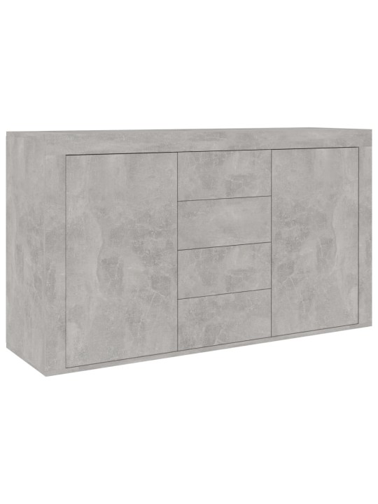 Příborník betonově šedý 120 x 36 x 69 cm kompozitní dřevo