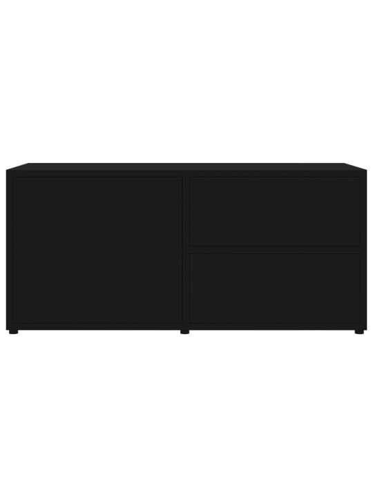 TV stolek černý 80 x 34 x 36 cm kompozitní dřevo