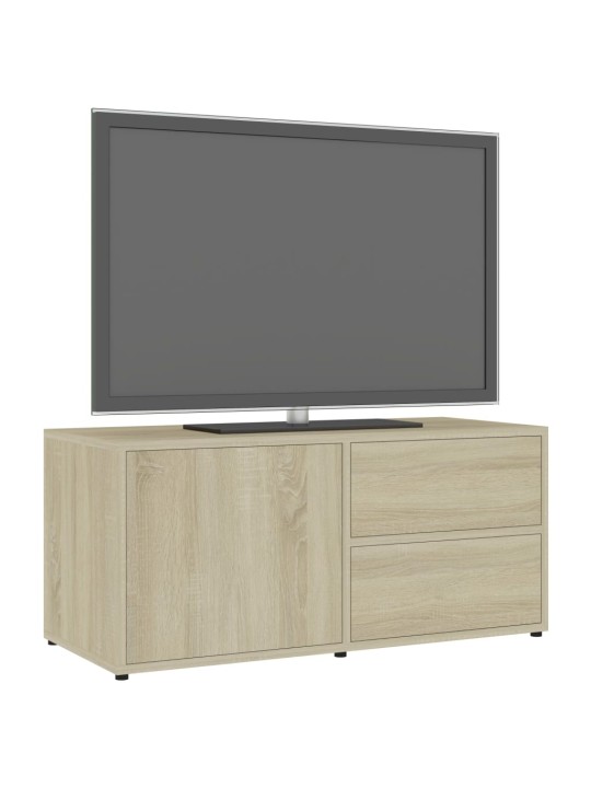 TV stolek dub sonoma 80 x 34 x 36 cm kompozitní dřevo