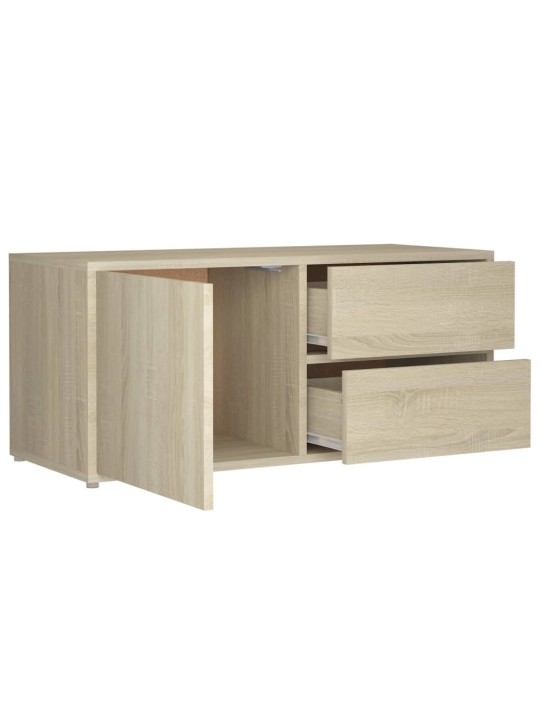 TV stolek dub sonoma 80 x 34 x 36 cm kompozitní dřevo