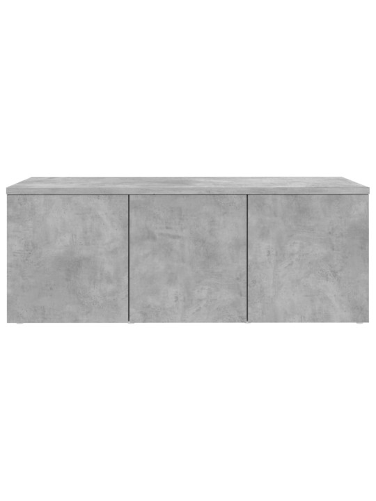 TV stolek betonově šedý 80 x 34 x 30 cm kompozitní dřevo