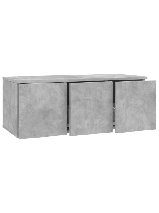 TV stolek betonově šedý 80 x 34 x 30 cm kompozitní dřevo