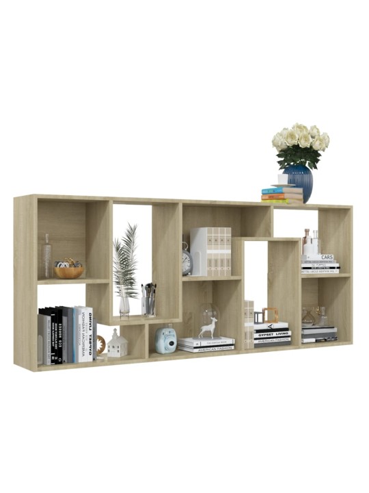Knihovna dub sonoma 67 x 24 x 161 cm kompozitní dřevo