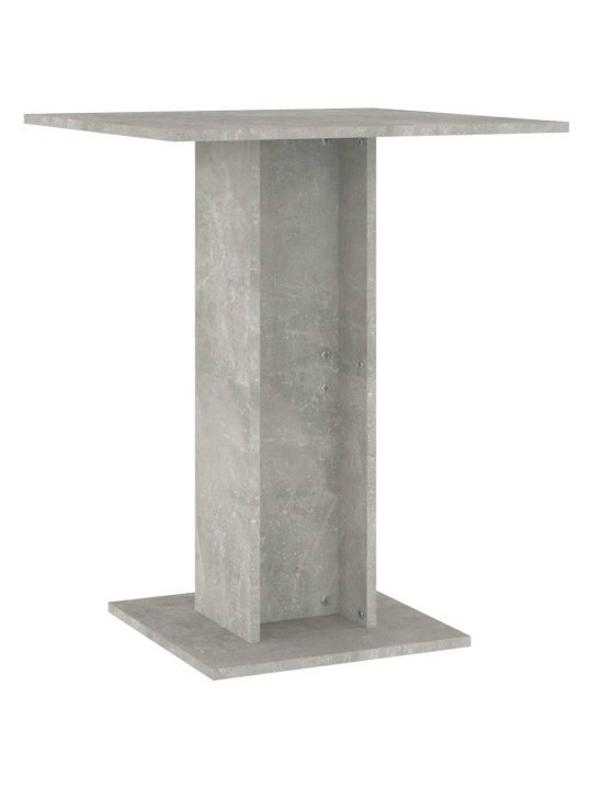 Bistro stolek betonově šedý 60 x 60 x 75 cm kompozitní dřevo