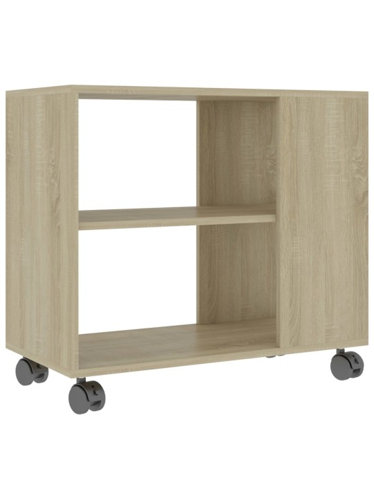 Odkládací stolek sonoma dub 70x35x55 cm kompozitní dřevo