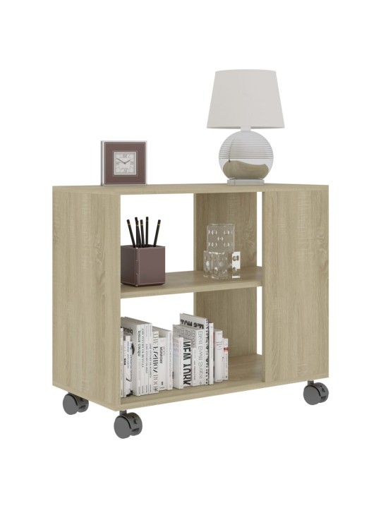 Odkládací stolek sonoma dub 70x35x55 cm kompozitní dřevo