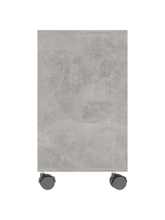 Odkládací stolek betonově šedý 70x35x55 cm kompozitní dřevo