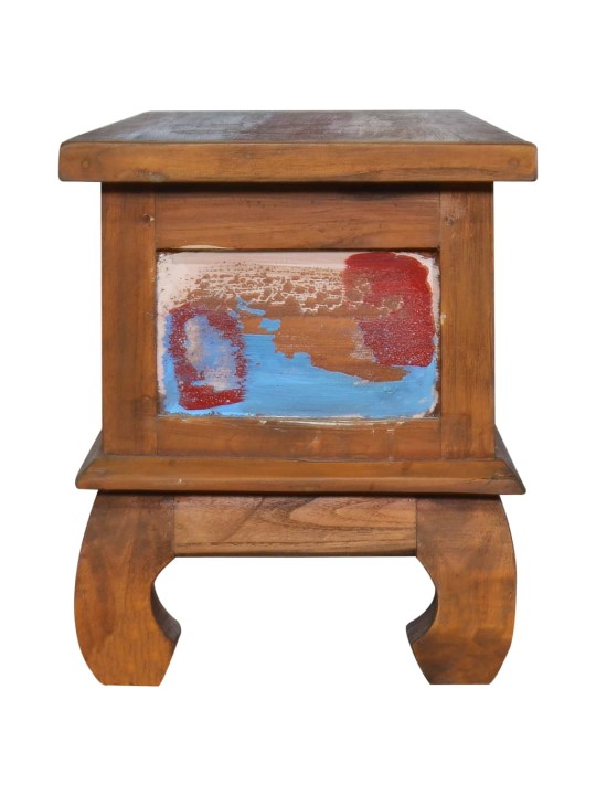 TV stolek 110 x 35 x 40 cm recyklované teakové dřevo
