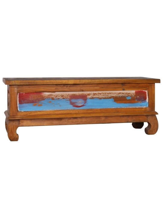 TV stolek 110 x 35 x 40 cm recyklované teakové dřevo