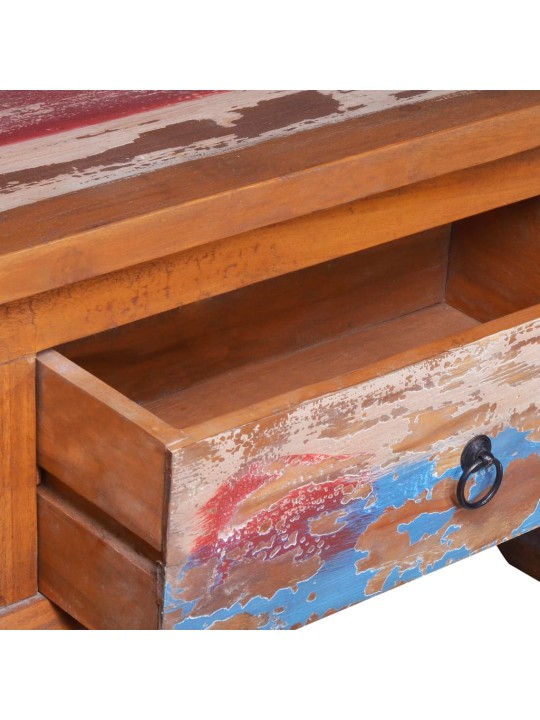 TV stolek 110 x 35 x 40 cm recyklované teakové dřevo