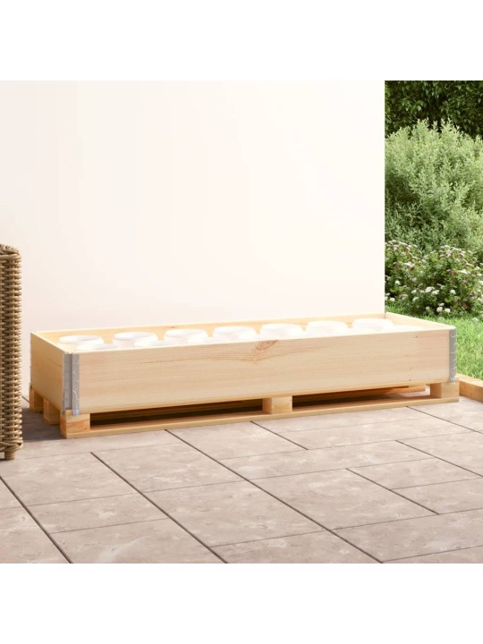 Paletový nástavec 50 x 150 cm masivní borové dřevo