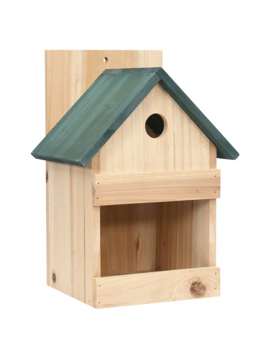 Ptačí budky 4 ks 23 x 19 x 33 cm jedlové dveře
