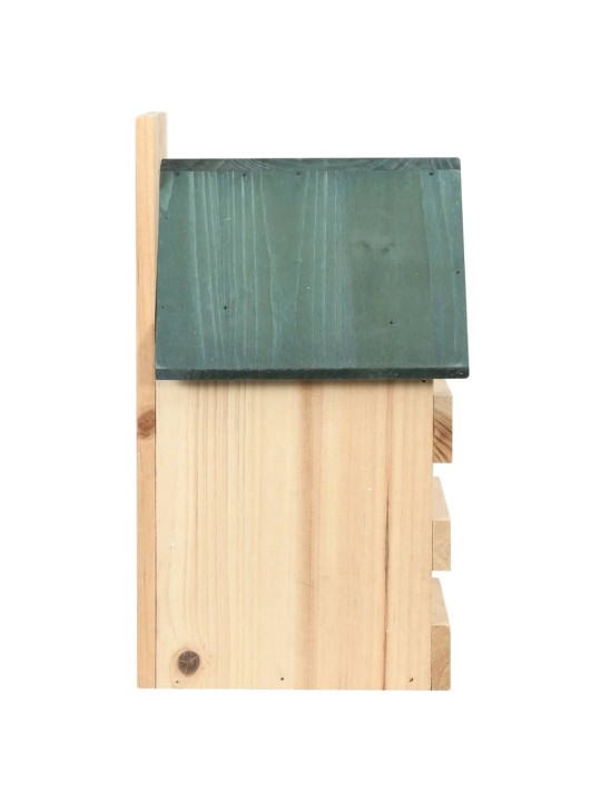 Ptačí budky 4 ks 23 x 19 x 33 cm jedlové dveře