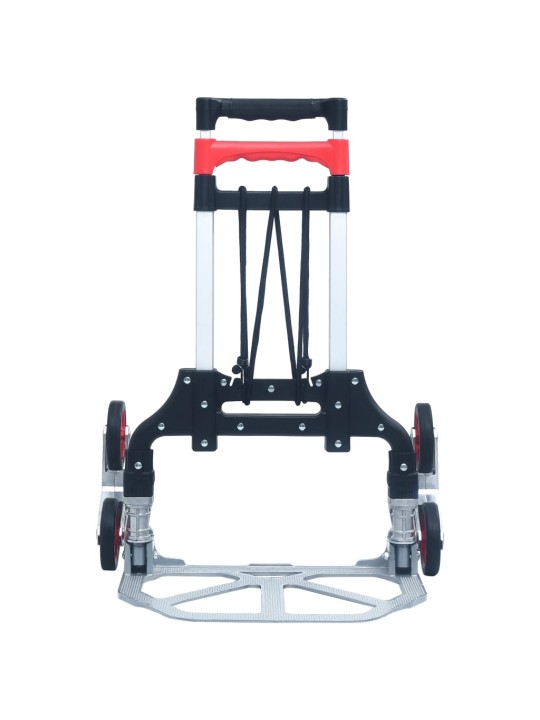 Skládací schodišťový rudl 70 kg hliník stříbrný