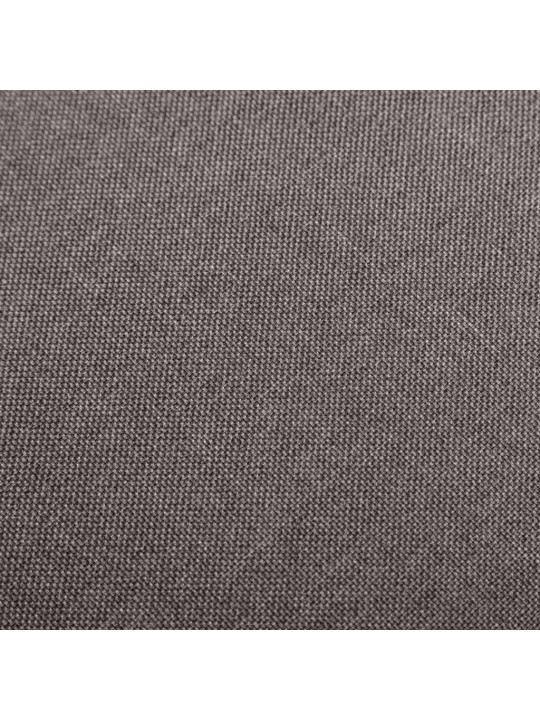 Barové židle 2 ks světle šedé textil