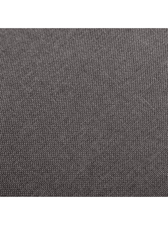 Barové židle 2 ks tmavě šedé textil