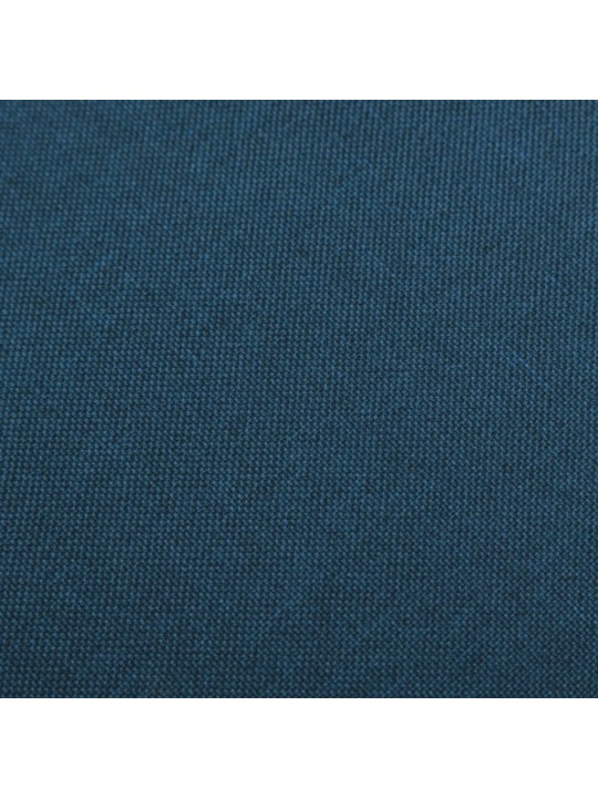 Barové židle 2 ks modré textil