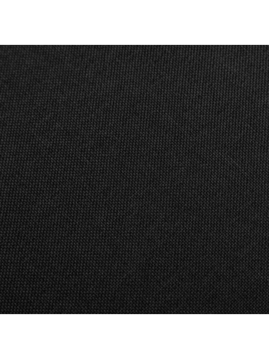 Barové židle 2 ks černé textil