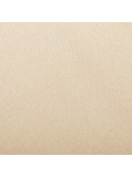 Houpací křeslo krémové textil