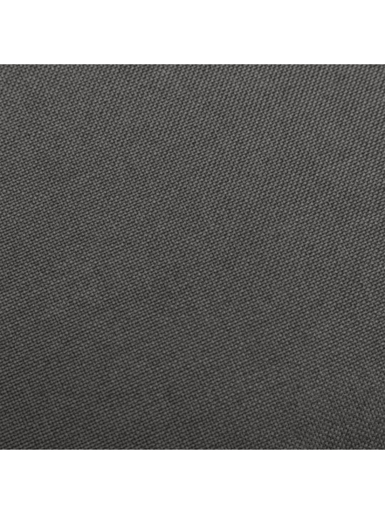 Houpací křeslo tmavě šedé textil