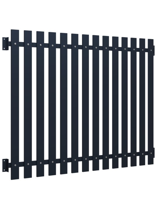 Plotový panel antracit 170,5 x 170 cm práškově lakovaná ocel
