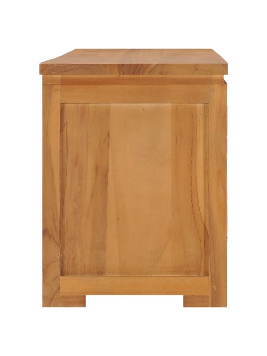 TV stolek 110 x 30 x 40 cm masivní teakové dřevo