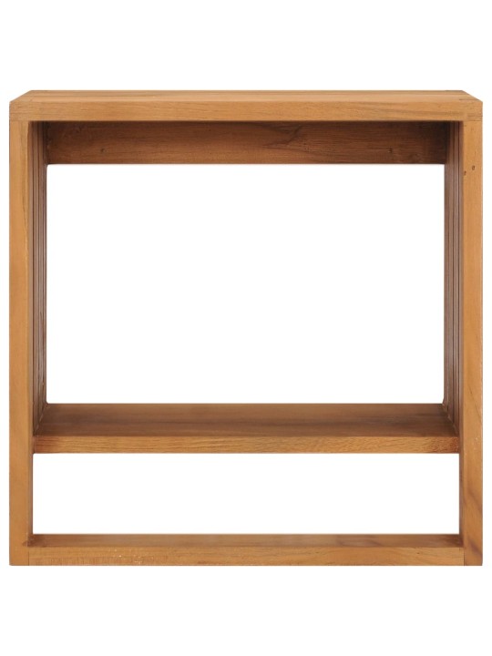 Nástěnný věšák na ručníky 35 x 20 x 35 cm masivní teakové dřevo