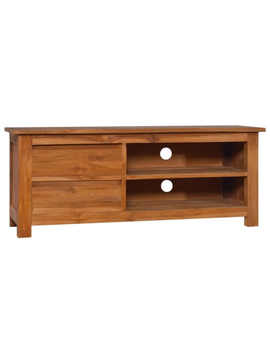 TV stolek 100 x 30 x 40 cm masivní teakové dřevo