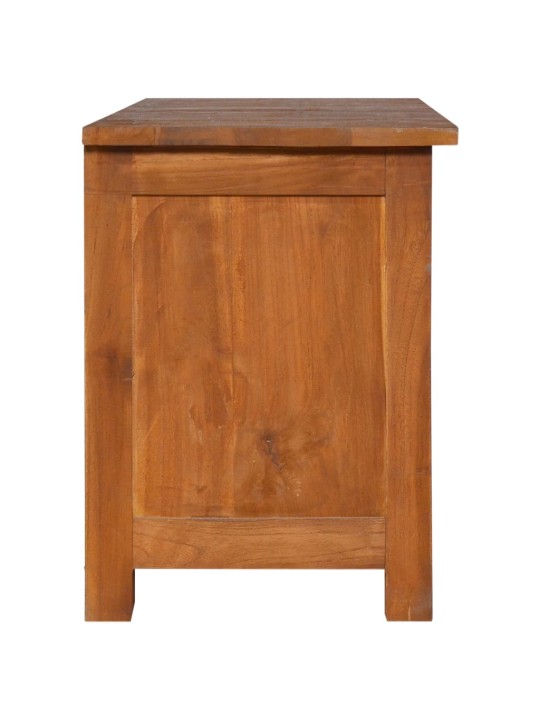 TV stolek 100 x 30 x 40 cm masivní teakové dřevo