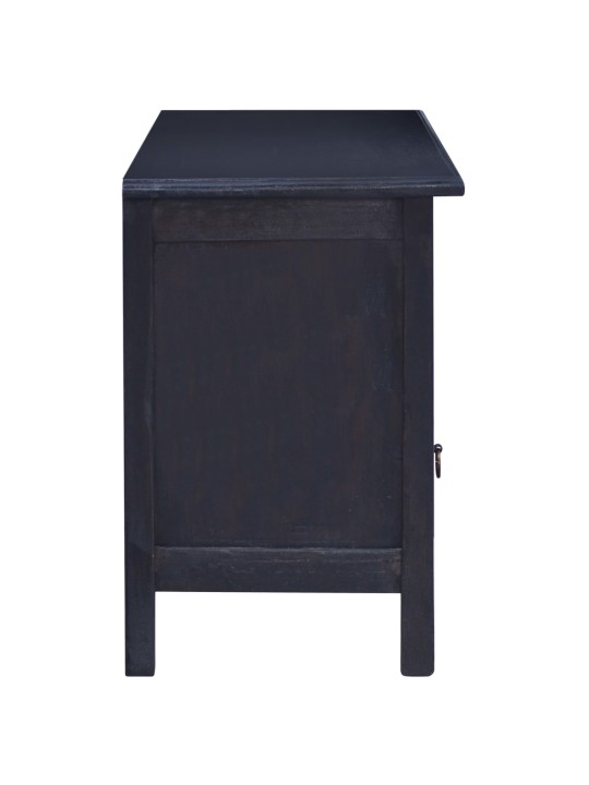 TV stolek světle kávově černý 100 x 30 x 45 cm masivní mahagon
