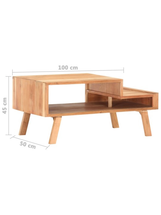 Konferenční stolek 100 x 50 x 45 cm masivní akáciové dřevo