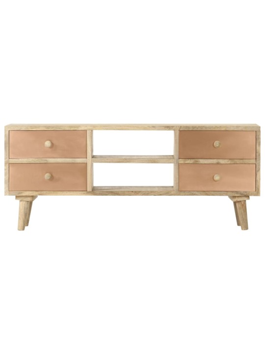 TV stolek 110 x 30 x 45 cm masivní mangovníkové dřevo