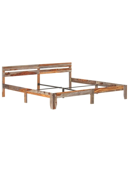 Rám postele bez matrace masivní dřevo 200 x 200 cm