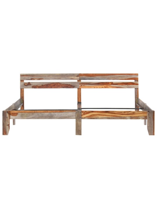 Rám postele bez matrace masivní dřevo 200 x 200 cm