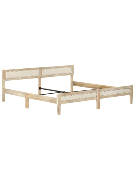 Rám postele masivní mangovníkové dřevo 200 cm