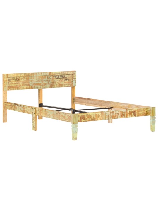 Rám postele masivní recyklované dřevo 120 x 200 cm