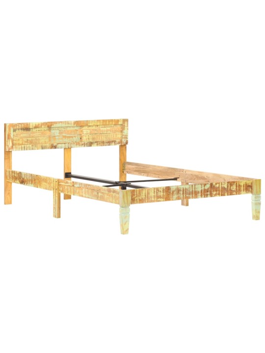 Rám postele masivní recyklované dřevo 120 x 200 cm