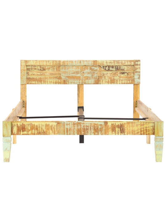 Rám postele masivní recyklované dřevo 120 x 200 cm