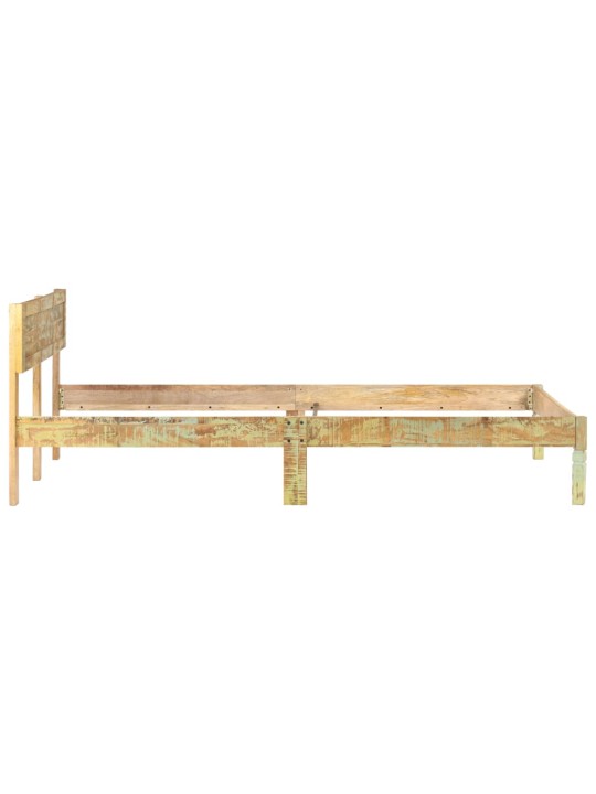 Rám postele masivní recyklované dřevo 120 x 200 cm