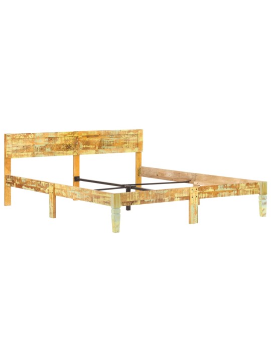 Rám postele masivní recyklované dřevo 180 x 200 cm