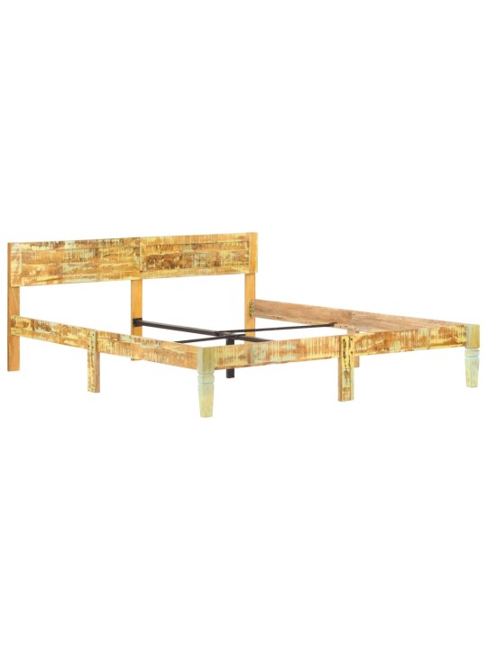 Rám postele masivní recyklované dřevo 180 x 200 cm