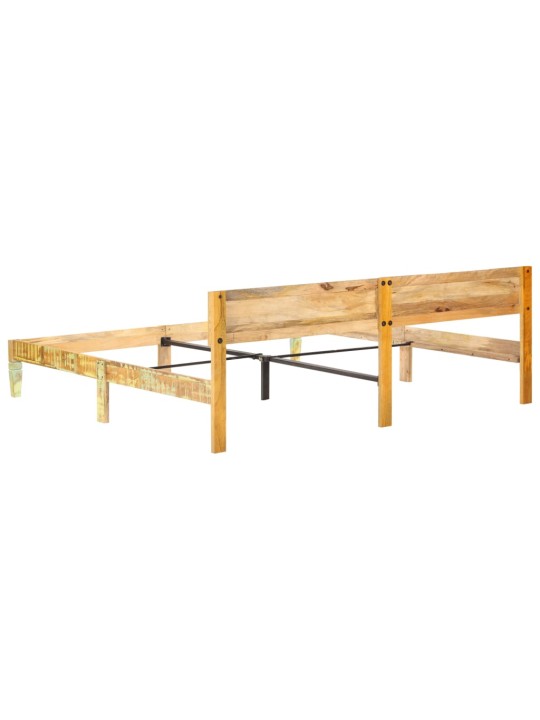 Rám postele masivní recyklované dřevo 200 x 200 cm