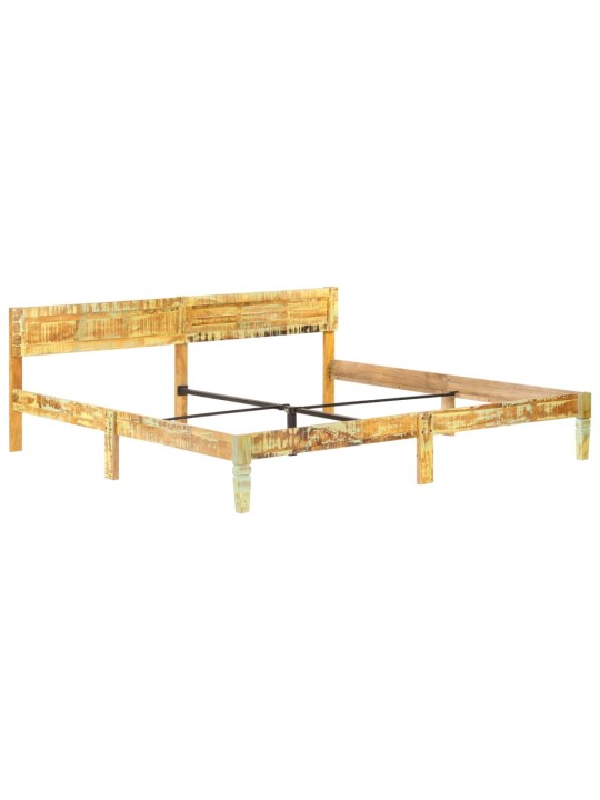 Rám postele masivní recyklované dřevo 200 x 200 cm
