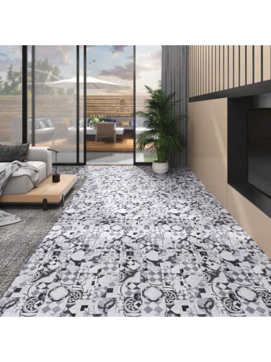 Podlahová krytina PVC 5,02 m² 2 mm samolepicí šedý vzor