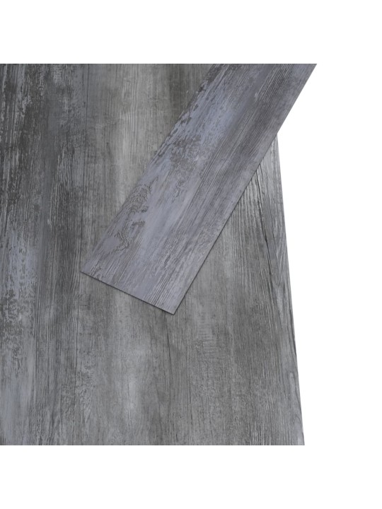 Podlahová krytina PVC 5,02 m² 2 mm samolepicí lesklá šedá