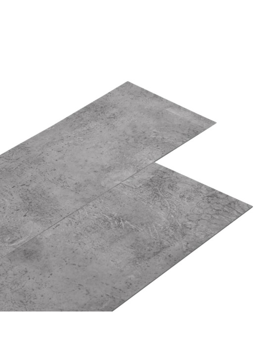 Nesamolepicí PVC podlahová prkna 5,26 m² 2 mm cementově hnědá