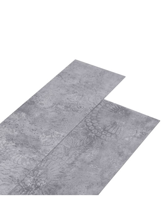 Podlahová krytina PVC 4,46 m² 3 mm samolepicí cementově šedá
