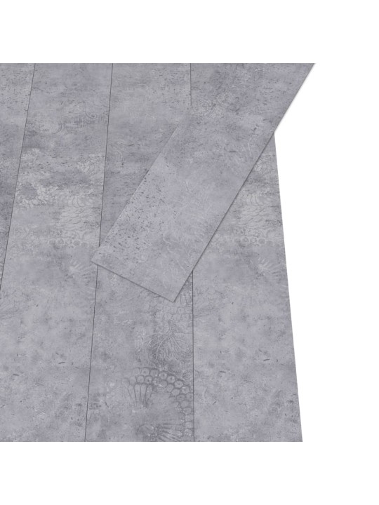 Podlahová krytina PVC 4,46 m² 3 mm samolepicí cementově šedá